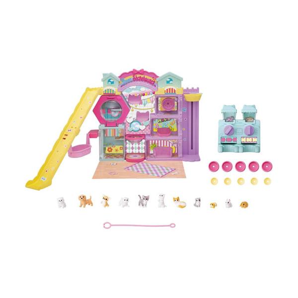 リカちゃん わんにゃんシェアハウス (ペット11匹付属) 【着せ替え人形用 ワンニャン おうち お部屋 犬 猫 いぬ ねこ うさぎ ハムスター 玩具 おもちゃ】わんにゃんシェアハウスへようこそ!ここはリカちゃんといろんなペットたちが楽しくく...