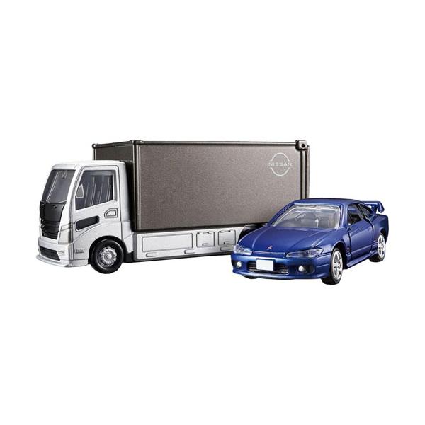 送料無料 トミカプレミアム tomicaトランスポーター 日産 シルビア S15