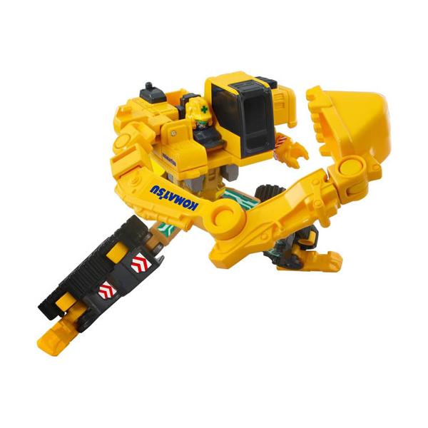 [Release date: September 20, 2025]トミカ ジョブレイバー TJB06 ビルドブレイバー コマツ 油圧ショベル PC200 【ショベルカー 建機 変形合体ロボット フィギュア 人形】「特装合体ロボ ジョブレイ...
