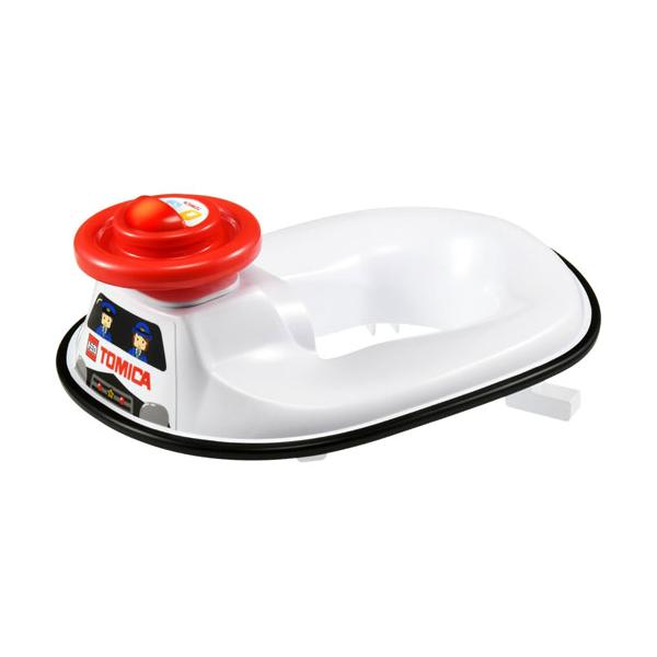おしゃべりサウンド 補助便座 トミカ パトロールカー 【1.5才以上用 パトカー型 ベビー 子供 トイレトレーニング おまる 音が鳴る 光る メロディ 知育玩具】トミカのパトロールカーデザインの補助便座！光ってしゃべって音が鳴る！運転手にな...