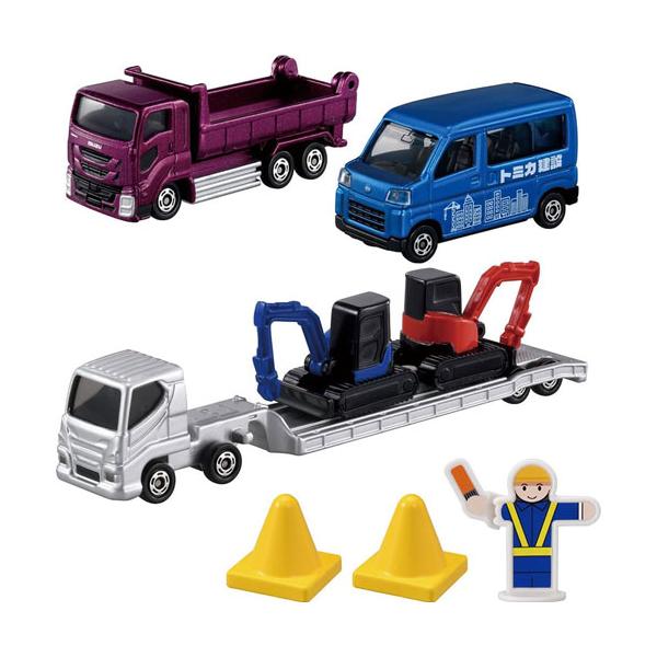 送料無料 トミカ ギフト 街をつくるぞ!トミカタウン工事現場セット