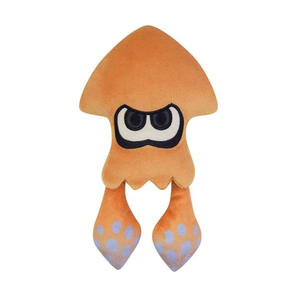 送料無料 スプラトゥーン Splatoon ぬいぐるみ SP32 イカ オレンジ S