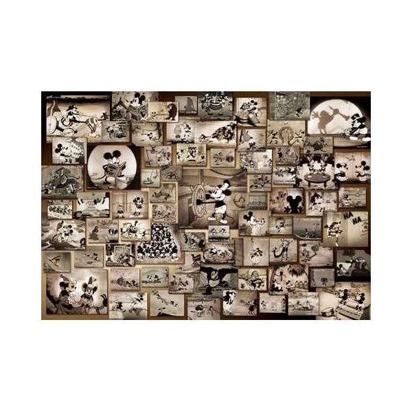 ジグソーパズル 1000ピース ディズニー ミッキーマウス モノクロ映画