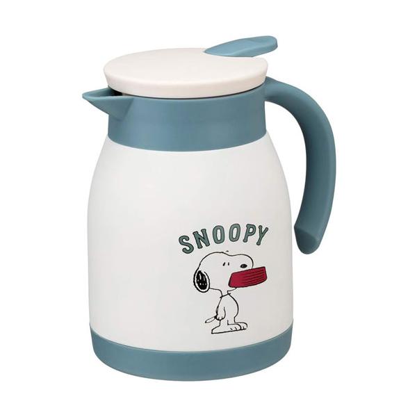 スヌーピー 保温 卓上ポット 600ml VSP6 【PEANUT ピーナッツ 保温 おしゃれ 魔法瓶 ステンレス ポット 保温ポット ピッチャー 耐熱 水差し テーブルポット】キッチン用品で国内大手のスケーター株式会社の商品です!持ち手付...