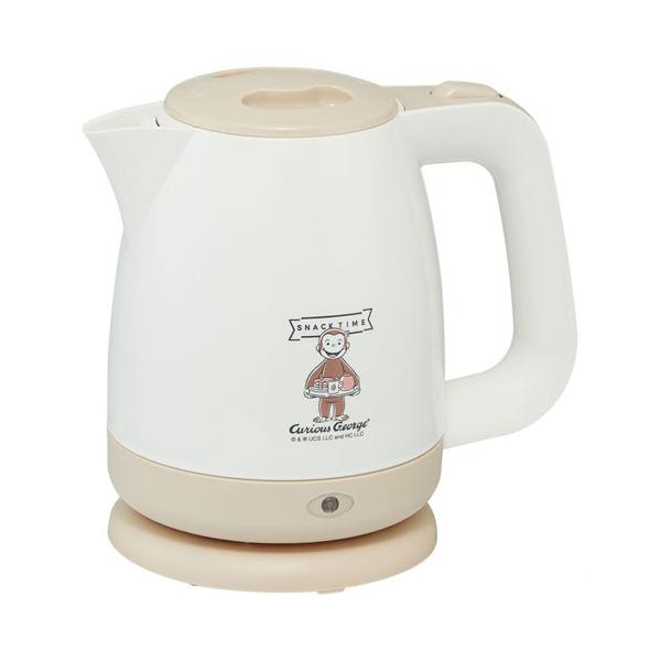 おさるのジョージ 電気ケトル 1.1L EKT1 【湯沸かしポット 湯沸かし器 電気ポット キッチン家電 クッキング グッズ 雑貨 キャラクター スケーター】キッチン用品で国内大手のスケーター株式会社の商品です!キャラクターがポイントの電気...