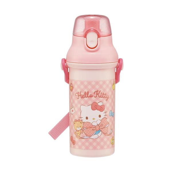 ハローキティ (ビッグリボン) 抗菌 食洗機対応 直飲みワンタッチボトル 水筒 480ml PSB5SANAG 【サンリオ 子供用 軽量 ダイレクトボトル グッズ 雑貨】キッチン用品で国内大手のスケーター株式会社の商品です!食器洗い乾燥機O...