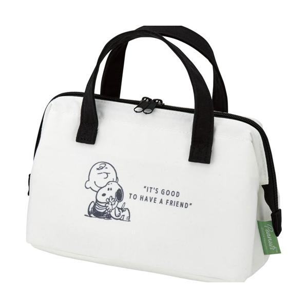 スヌーピー (バッジ) 保冷 保温 がま口型ランチバッグ お弁当袋 KGA1 【PEANUT SNOOPY お弁当箱入れ アルミ蒸着 ランチトートバッグ 給食 遠足 グッズ 雑貨】キッチン用品で国内大手のスケーター株式会社の商品です!化粧ポ...