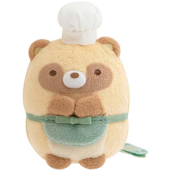 すみっコぐらし　たぬきのまんまるレストラン てのりぬいぐるみ　4点セット San-X（サンエックス） すみっコぐらし てのりぬいぐるみ たぬき