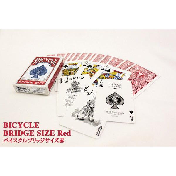 トランプカード バイスクル ライダーバック ブリッジサイズ 赤/レッド