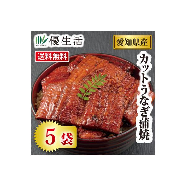 愛知県産カットうなぎ蒲焼き5袋セット