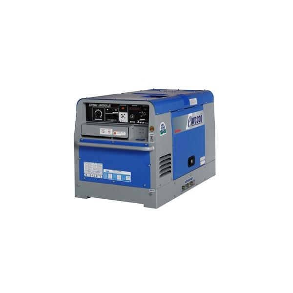 デンヨー DAW-300LS 超低騒音 ディーゼルエンジン溶接機 30〜300A 3.0kVA 100V交流発電付 クボタエンジン 低燃費 現場・工場用 業務用 重量物