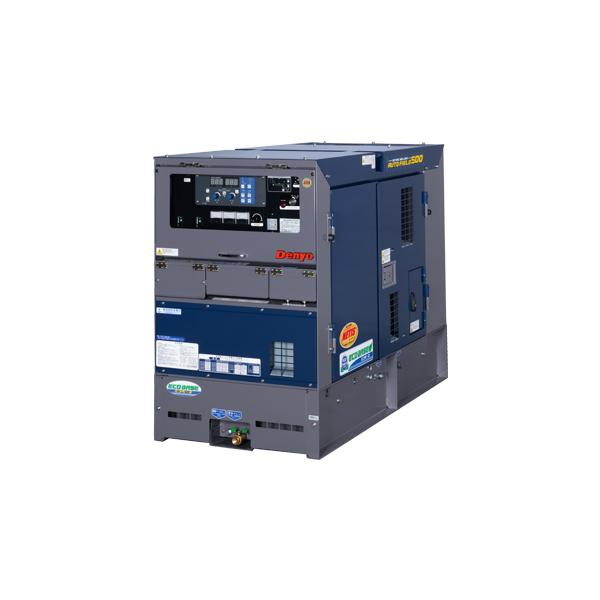 デンヨー Denyo 超低騒音型エンジン炭酸ガス溶接機 DCW-500LSE メーカー1年保証付