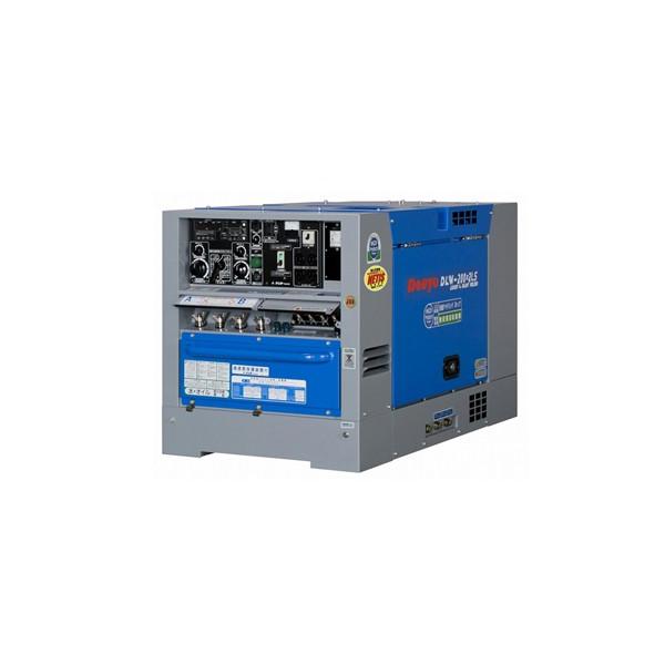 デンヨー DLW-2002LS 超低騒音ディーゼルエンジン溶接機 2人用 直流溶接 DC30〜200A 100V／200V交流発電付 自動アイドリングストップ 業務用