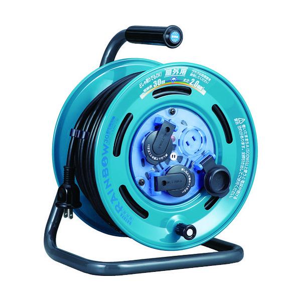 ハタヤ ハタヤ 屋外用レインボーリール GE-30 単相100V 30m 防雨 ハタヤ ハタヤ 屋外用レインボーリール GE-30 単相100V 30m 防雨