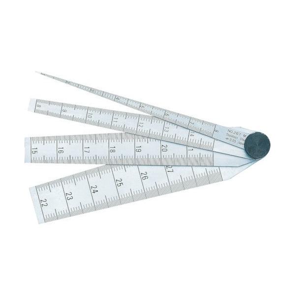 ●幅のテーパーを利用して管の内径・穴径の測定用として使用します。●枚数は4枚です。●焼き入れ品です。●溝・すき間などの測定に。