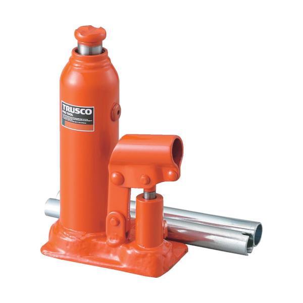 爆買 TRUSCO（トラスコ中山）油圧ジャッキ 5トン TOJ-5 です。最大5トン（5,000kgf）まで対応する油圧ジャッキで、建築現場、土木作業、機械据付、自動車整備、物流現場などの重量物の持ち上げや位置調整作業に使用できます。油圧式...