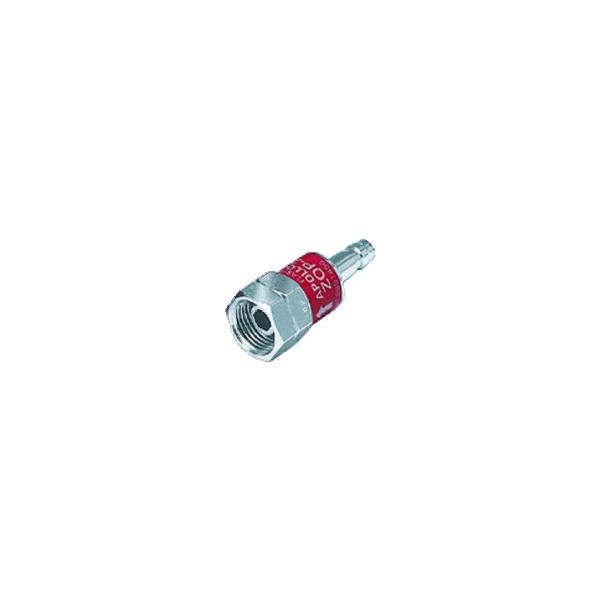小池酸素 ワンタッチ継手 逆火防止器 アポロミニタックル ZOP-2AE（燃料ガス用プラグ） インボイス制度対象適格請求書発行事業者