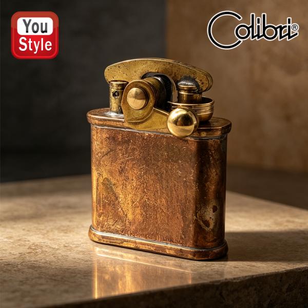 コリブリ COLIBRI ライター フリント オイル式 日本製 ワイルドブラス 308M-002/新品番308-M003 タバコ 煙草 メンズ レディース おしゃれ 高級感 喫煙具