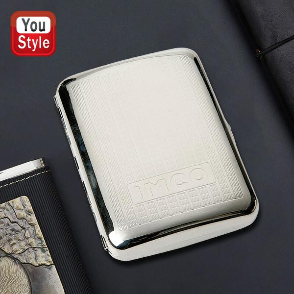 柘製作所 TSUGE KISERU IMCO イムコ ライター用 メタルシガレットケース シルバー 16本収納 61501 喫煙具