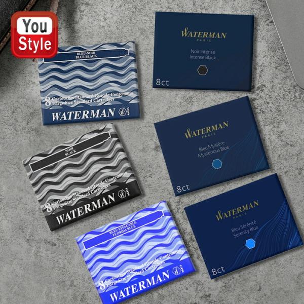 WATERMAN ウォーターマン カートリッジインク 8本入/箱 ブルーブラック