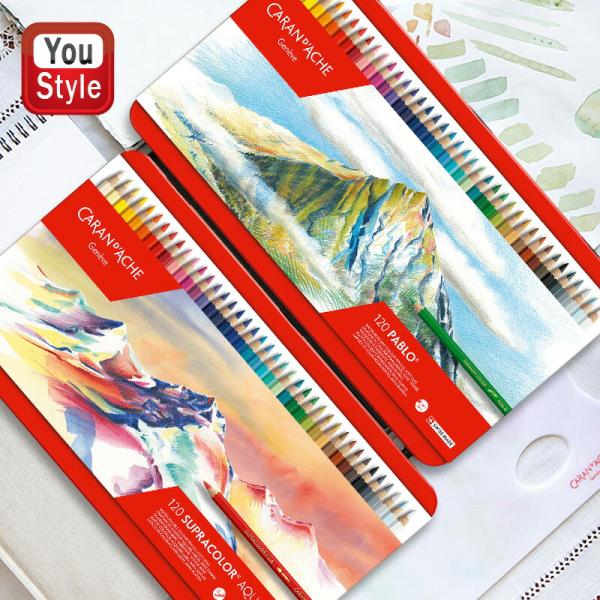 スプラカラー カランダッシュ CARAN D'ACHE パブロ PABLO 油性色鉛筆