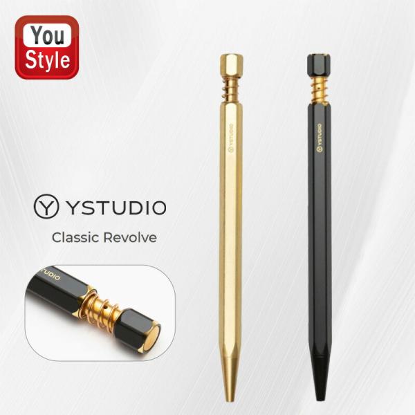 ワイスタジオ ystudio ボールペン 真鍮 ブラッシング STAT-09