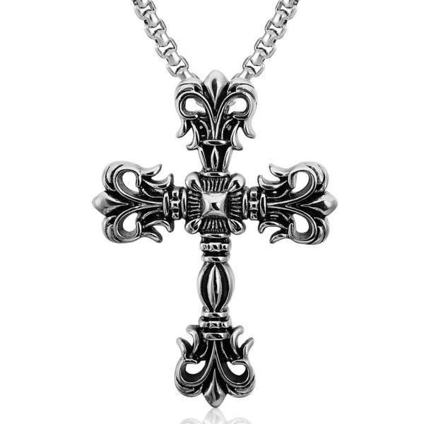 ZIYMU ジーム フィリグリークロス ネックレス クロス ペンダント ユリ