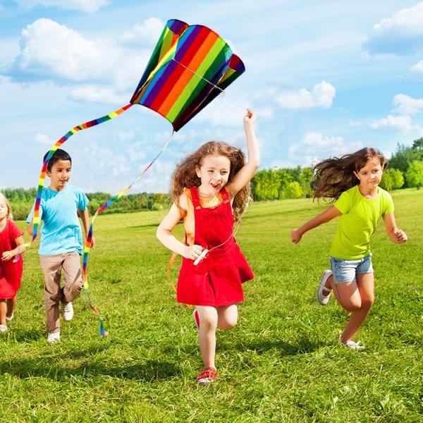 【仕様】材質：布寸法：約52*63cm(L *W)、尾：200cm重量：約0.06kg商品内容：本体*1【特徴】大空を自由自在に飛び回るカイト！骨がないタイプで折れる心配なし、折りたたみで持ち運び楽々〜可愛いカラフルのデザインで子供のプレゼ...