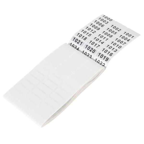 「商品情報」※画面上と実物では多少色具合が異なって見える場合もございます。ご了承ください。 ※輸入品です。日本語説明書はございません。「主な仕様」シルバーに黒文字 1000-1999 連番の防水シールです。こちらの連番ステッカーは、PVC製...