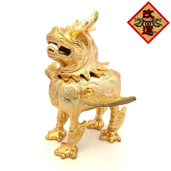 翡翠 黄色貔貅　ヒキュウ　彫刻 置物 貔貅 ヒキュウの置物 羽付 雄 中 : 陽和堂 - 通販 - Yahoo