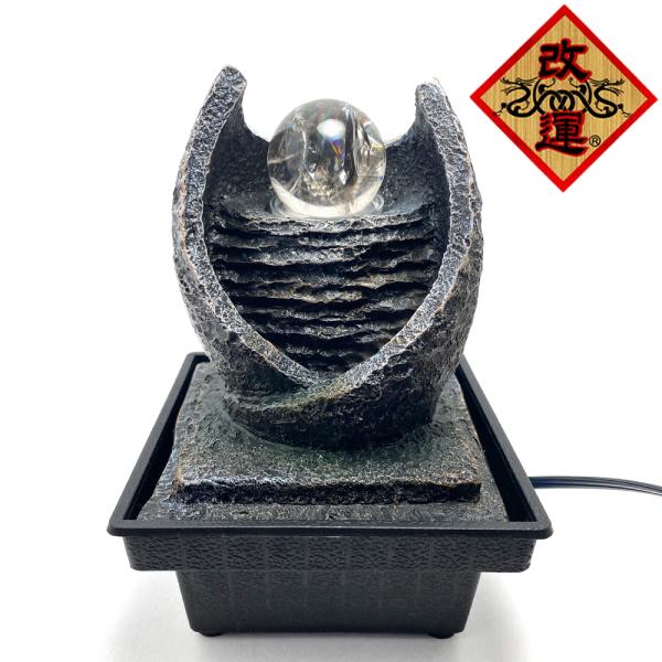 ⭐︎美品　水晶神龍の彫り物　鑑別書付き 招財龍穴水盤 慈しみ型 レインボー水晶玉付き : 陽和堂 - 通販