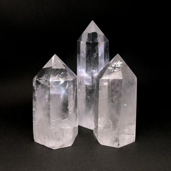 水晶六角柱 水晶ポイント 1本 100-139g