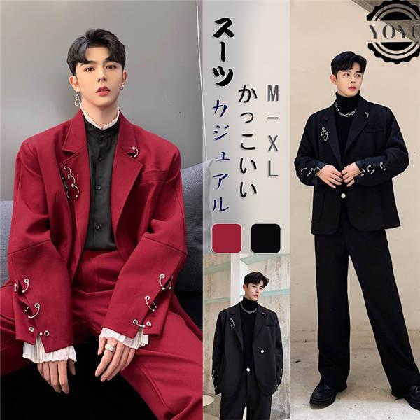 スーツ メンズ コート ジャケット フォーマル トップス 個性的 ゆったり かっこいい ファション カジュアルお洒脱 韓国風魅力的オフィス ビジネス Gk1847 Yoyo商店 通販 Yahoo ショッピング