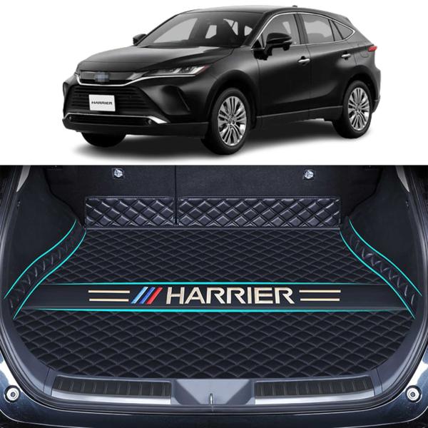 適用トヨタ 新型ハリアー 80系 カーゴマット Harrier 80系 カスタム 車の トランクマット XPE レザー ラゲッジマット カーゴマット 耐摩擦、 耐汚れ、 内装パー