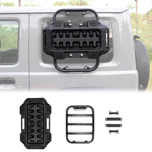 ジムニー\ジムニーシエラ　サイドラダートラクションボード付き　　値下げしました Amazon | AMWMORV ジムニーJB64 専用サイドラダー ジムニーJB74