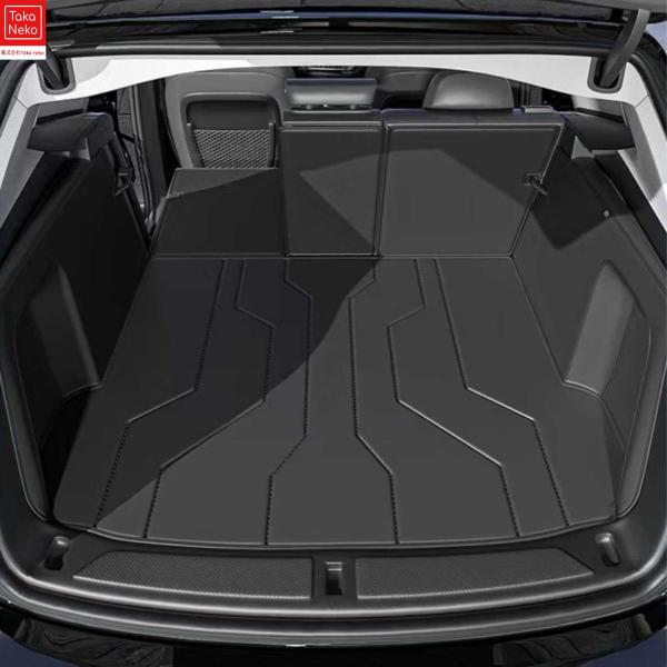 アウディA3 スポーツバッ8Y 2021年4月-現行と互換性のある トランクマット 専用 ラゲッジマット 3Dカーゴマット PUレザー素材 防水 耐汚れ 荷台マット 内装品