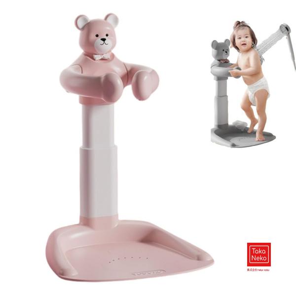 ベビーシャワースタンド 、滑り止めベースシャ 、赤ちゃん立ち入浴サポート 、お子様のお風呂サポート 、ポータブルバスヘルパー 、 子供用バスルーム用の調節可