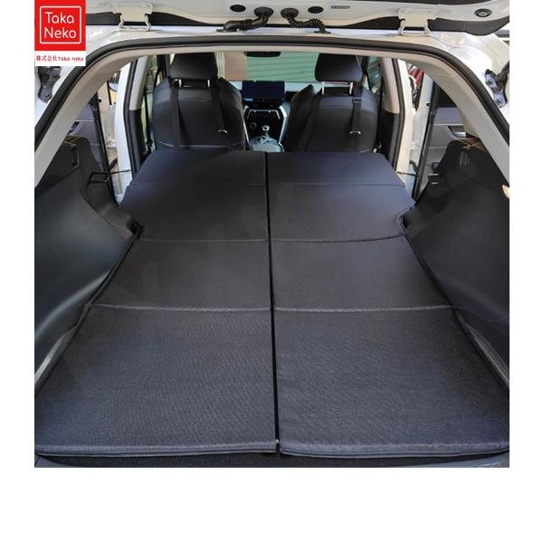 トヨタ カローラクロス10系 SUV 2021年9月〜現行 と互換性のある 車中泊マットレス 折りたたみ式 ベッドキット 車中泊 マットレス 非膨張式 車載エアベッド 折り