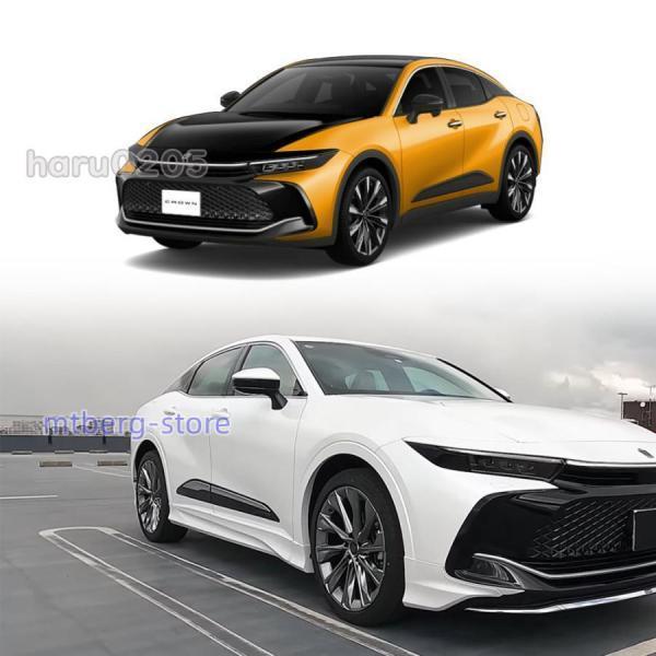 新型 クラウン クラウンクロスオーバー ドアロアガーニッシュ CROWN CROSSOVER G X RS TZSH35 AZSH35 パーツ  サイドドアトリム
