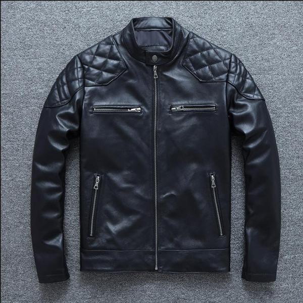 牛革　本革 シングルライダース　ほぼ新品未使用　XL 牛革 メンズ革ジャン 本革 秋冬 レザージャケット ライダース