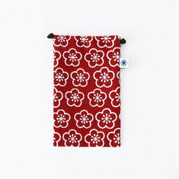 スマートフォン巾着 梅 米織小紋 米沢織 1006 0060 01 鷹山堂ヤフー店 通販 Yahoo ショッピング