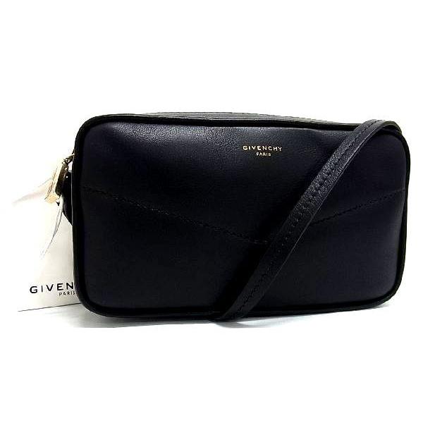 ■新品■未使用■ GIVENCHY ジバンシィ レザー クロスボディ ショルダーバッグ ポシェット レディース メンズ ブラック系 AL6534 □新品□未使用□ GIVENCHY ジバンシィ レザー クロスボディ