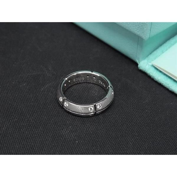 Tiffany &amp; Co. - ■極美品■ TIFFANY＆Co ティファニー ストリーメリカ 750 K18WG ダイヤモンド 約5.37g リング 指輪 約6号 レディース シルバー系 AR9573 TIFFANY&Co. □極美品□ TIFFANY＆Co ティファニー ストリー