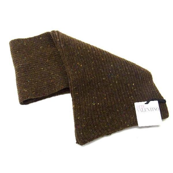 ■新品■未使用■ RED VALENTINO レッドヴァレンティノ ウール100％ マフラー 防寒具 レディース カーキ系 AS6672 VALENTINO（ヴァレンティノ） □新品□未使用□ RED VALENTINO レッド