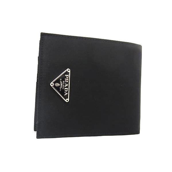□新品同様□ PRADA プラダ テスートナイロン 二つ折り 財布