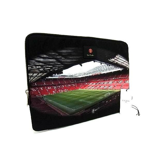 ■新品同様■ Paul Smith ポールスミス マンチェスターユナイテッド マンU キャンバス タブレットケース ブラック系×マルチカラー AV0495 Paul Smith（ポール・スミス） □新品同様□ マンチェスター