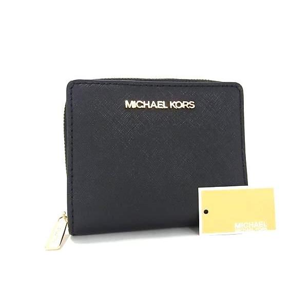 MICHAEL KORS □新品□未使用□ マイケルコース レザー 二つ折り 財布
