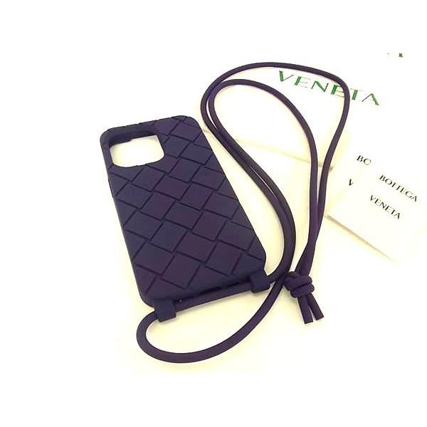 BOTTEGA VENETA パープル iPhoneケース BOTTEGA VENETA □新品同様□ ボッテガヴェネタ ラバー iPhone