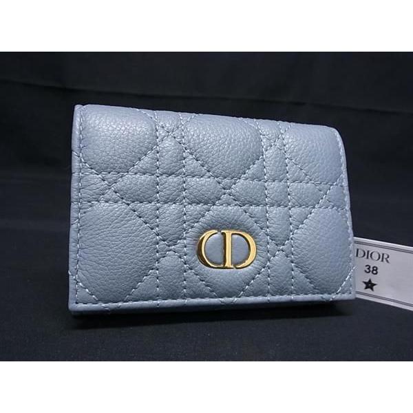 【掲載7月31まで】Dior Caro Glycine カードケース 折り財布 DIOR | My Dior Glycine ウォレット カナージュ ラムスキン