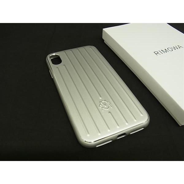 RIMOWA □新品□未使用□ リモワ アルミニウム iPhoneXS Max対応